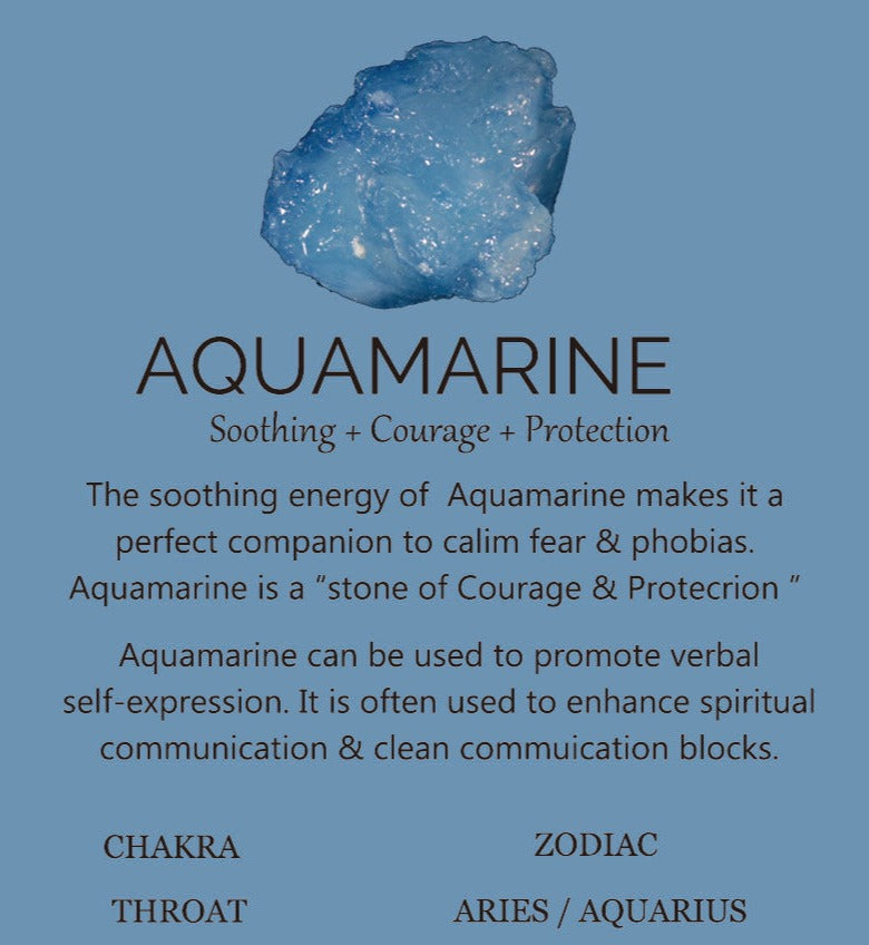 Aquamarine Beads Bracelet (8mm)