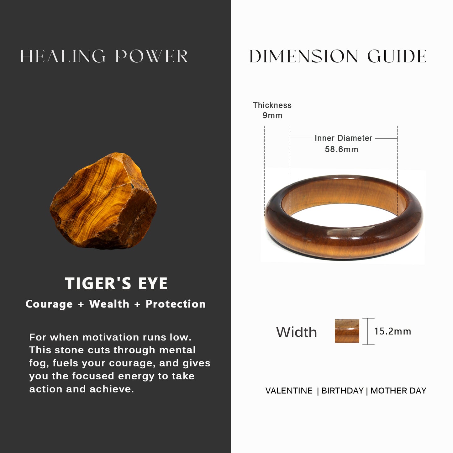 2 Bold Fortune Tiger's Eye Bracelet Collection