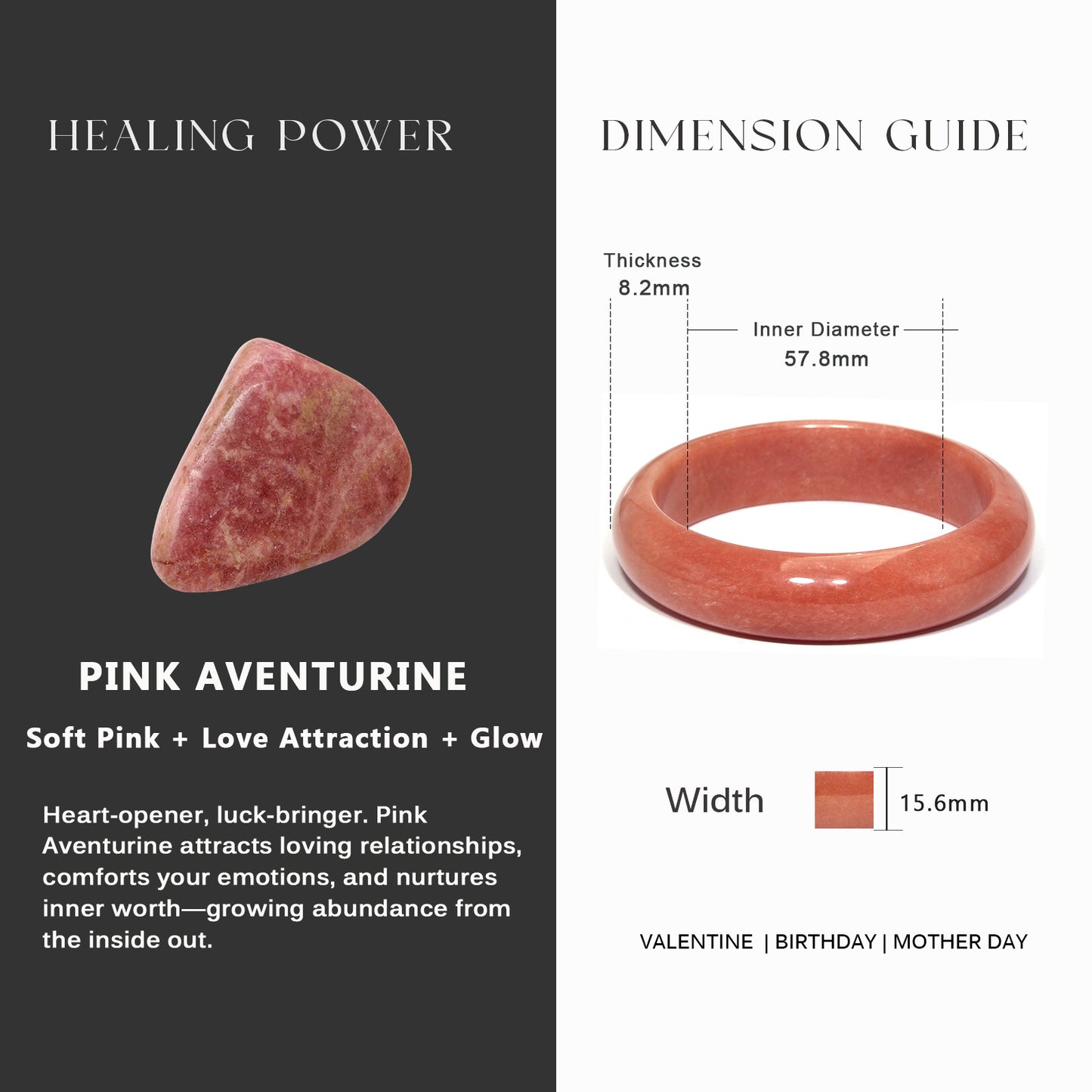 33 Loving Light Pink Aventurine Collection