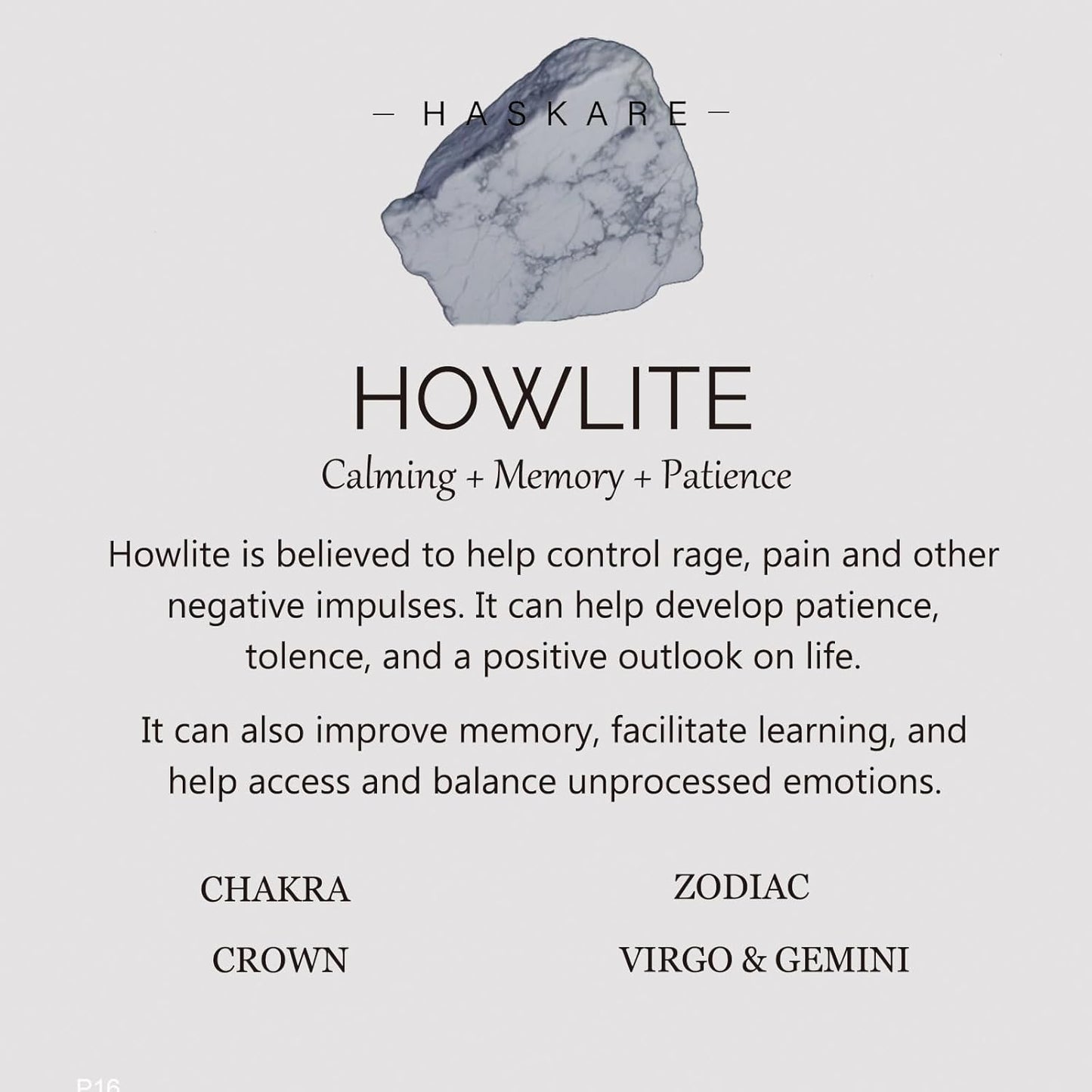7.5"Men Howlite Beaded Bracelets