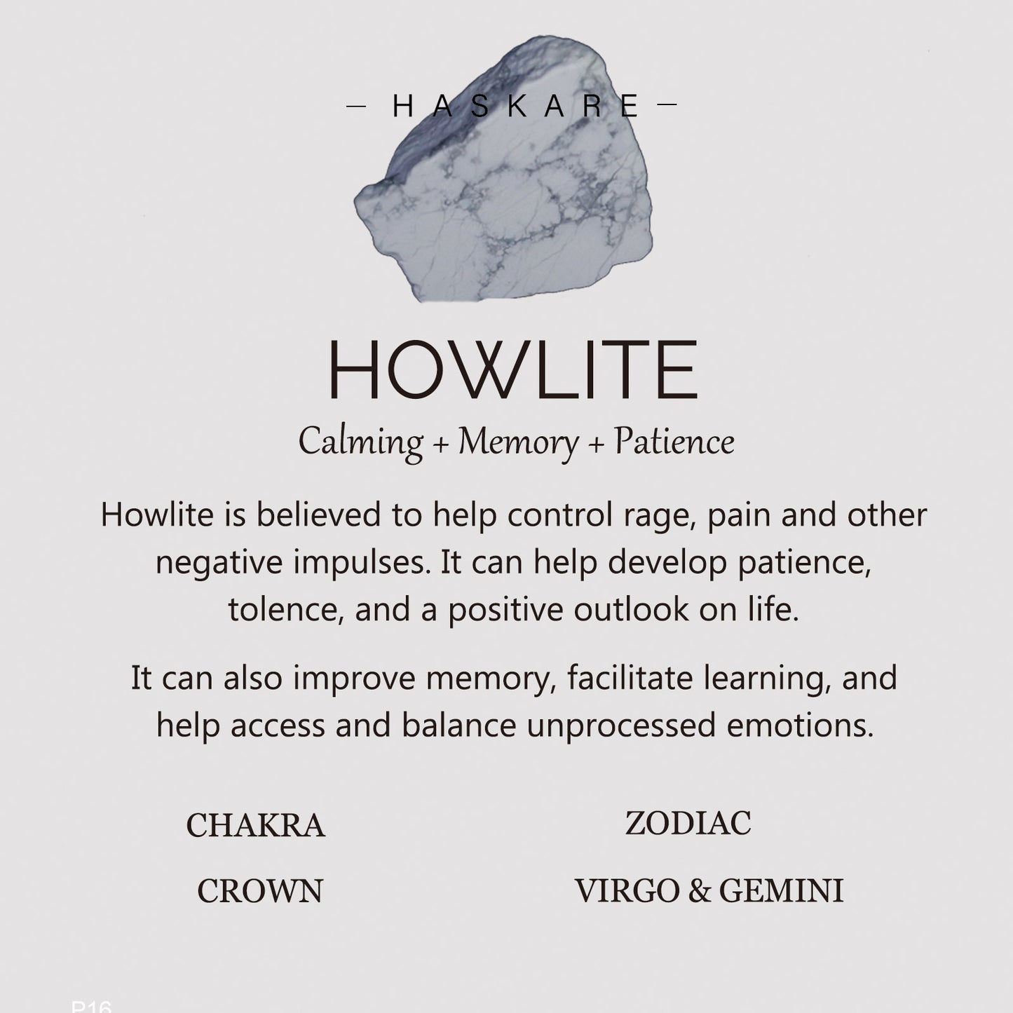 7.5" Durable Adjustable Howlite Bracelet