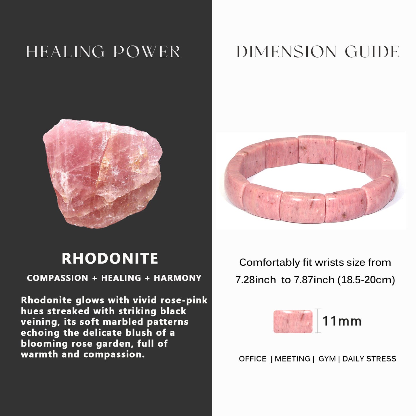 Rhodonite Bracelet