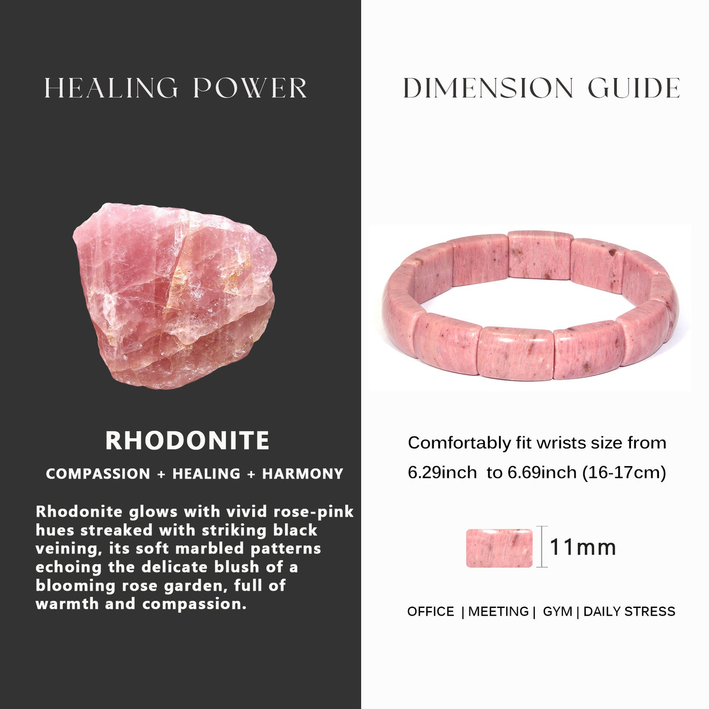 Rhodonite Bracelet