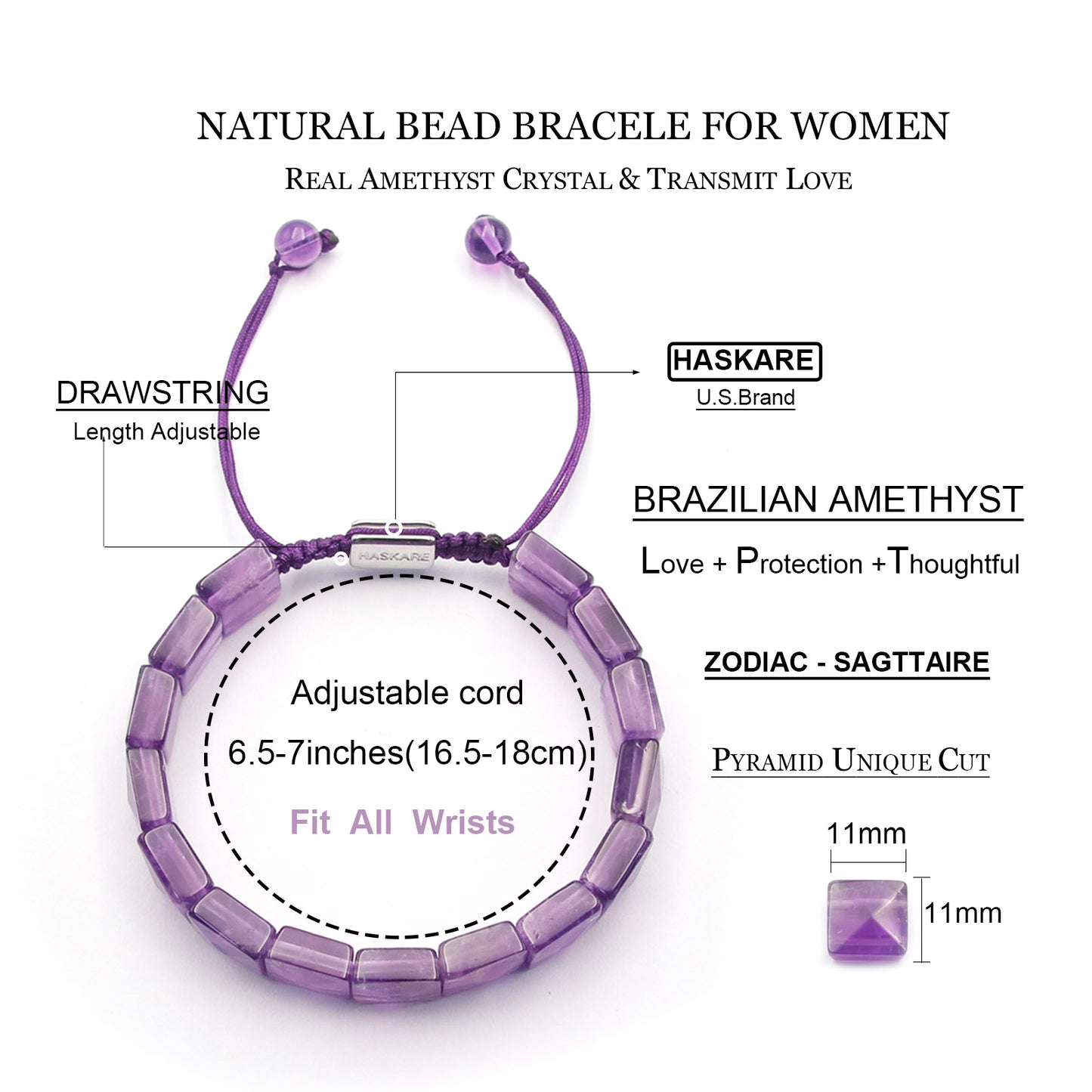 Amethyst Bracelet for Women