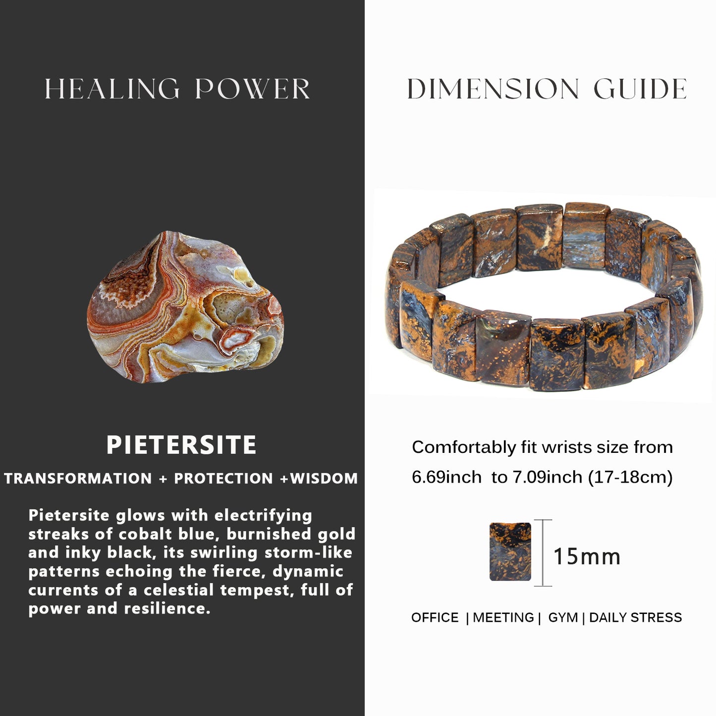 Pietersite Bracelet