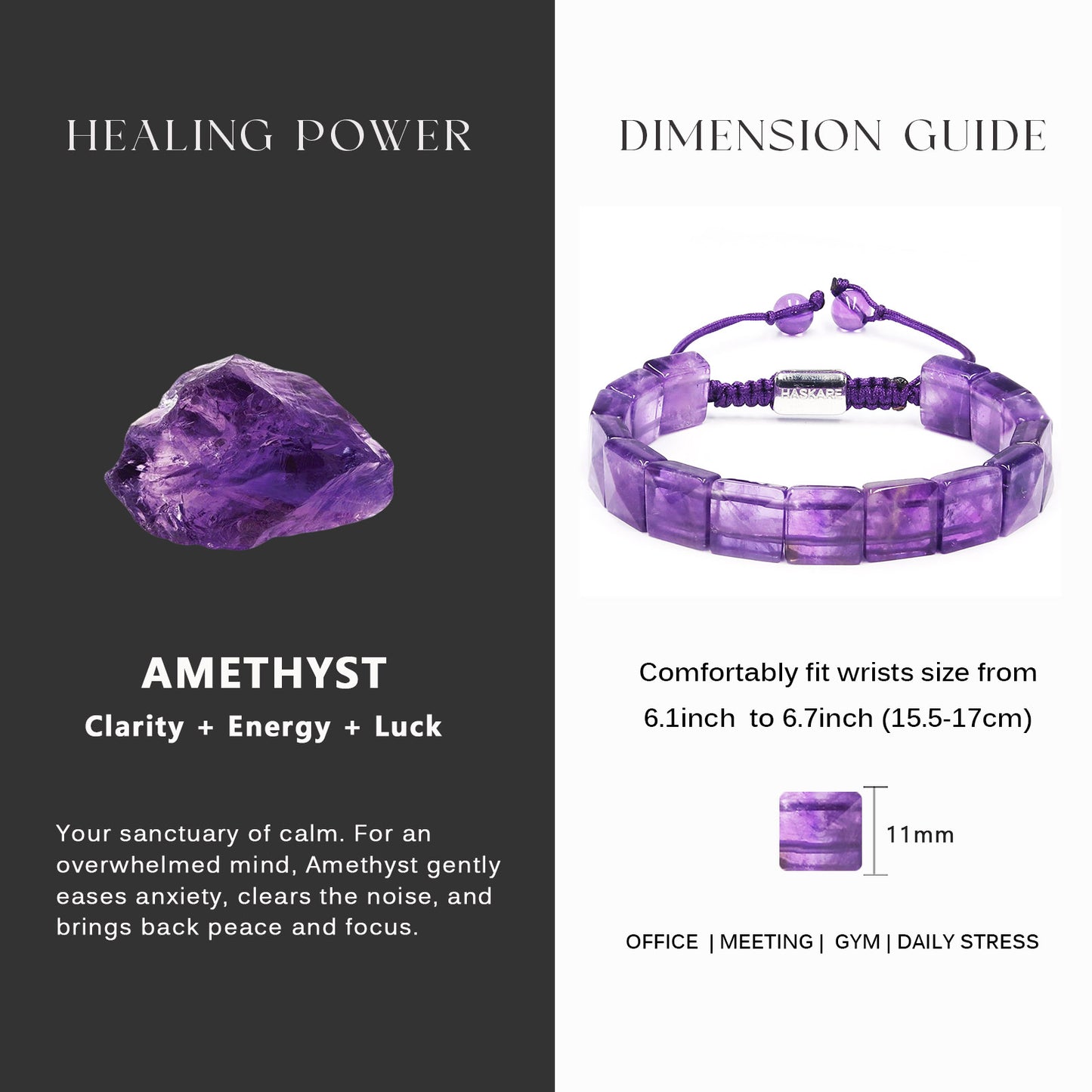Amethyst Bracelet for Women