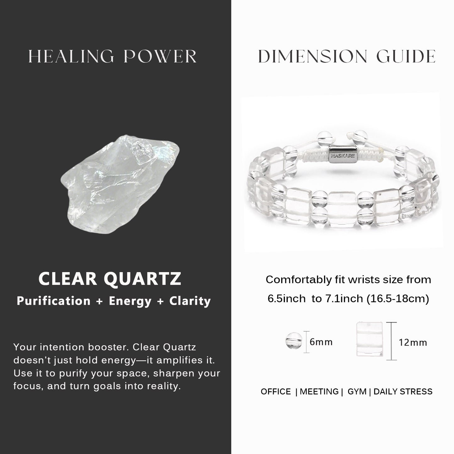 Clear Quartz Bracelet for Women