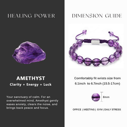 Amethyst Bracelet (8mm)