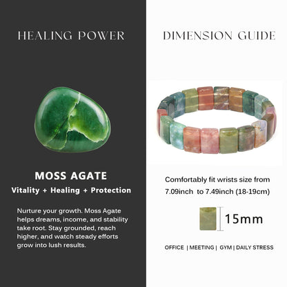 Moss Agate Bracelet