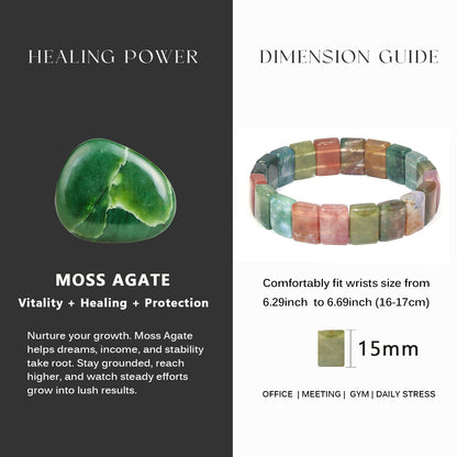 Moss Agate Bracelet