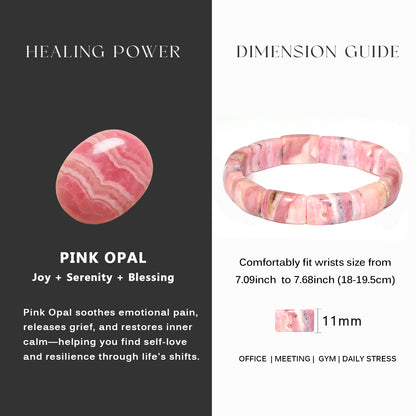 Pink Agate Bracelet