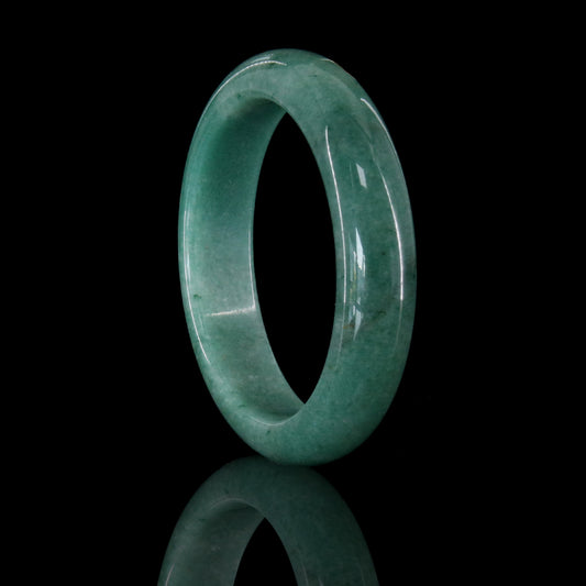 19  Natural Green Agate Bangle