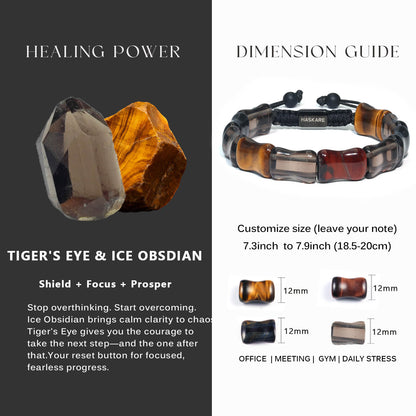 Colorful Tiger Ice-Glow Bracelet