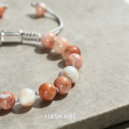 Pink Agate Bracelet