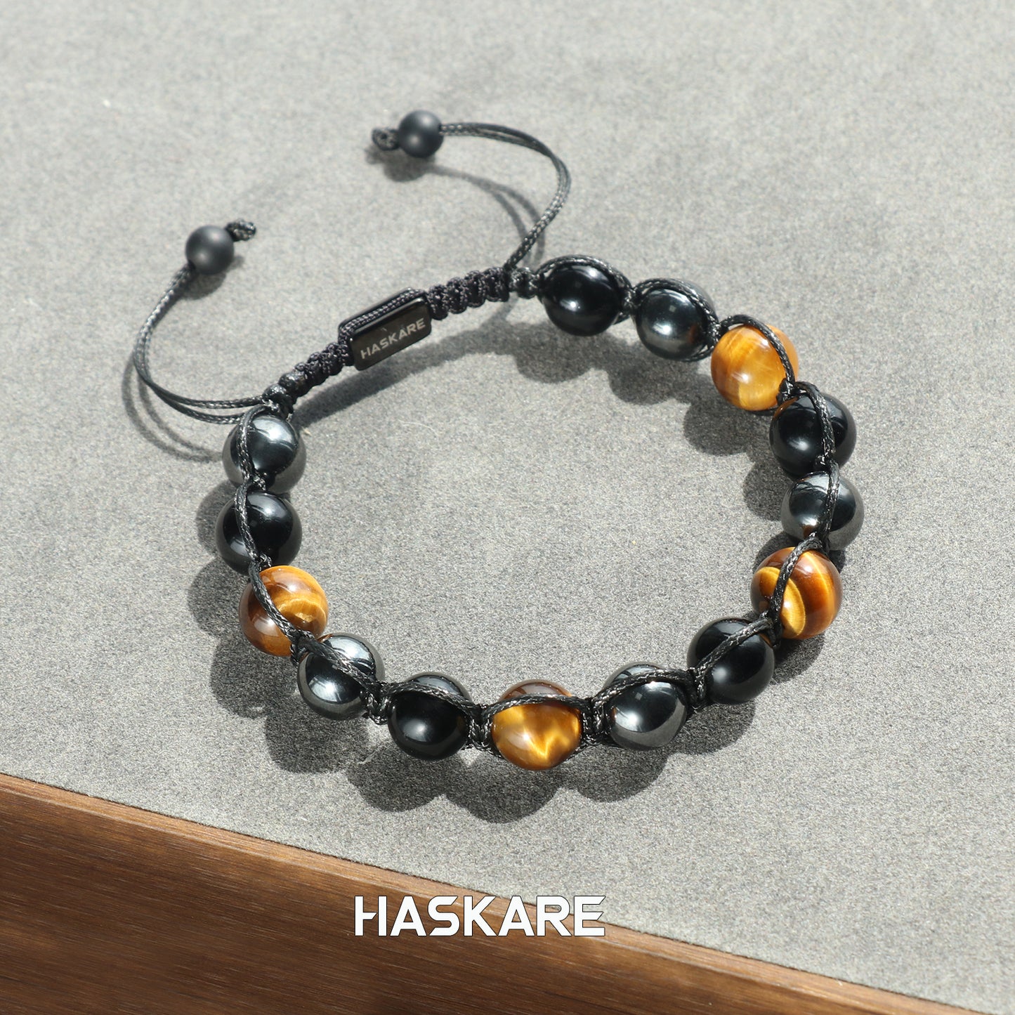 Three Beads Single Row Bracelet