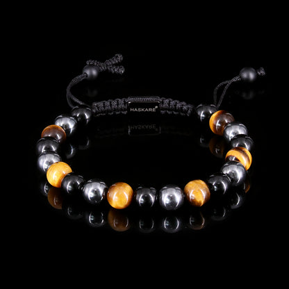 Triple Protection Cross Beads Bracelet