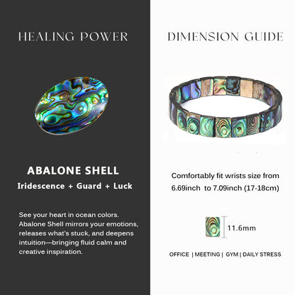 Small Rectangular Abalone Shell
