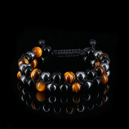 Triple Protection Bracelet Stacked (8mm)