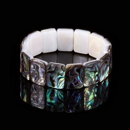 Rectangular abalone shell
