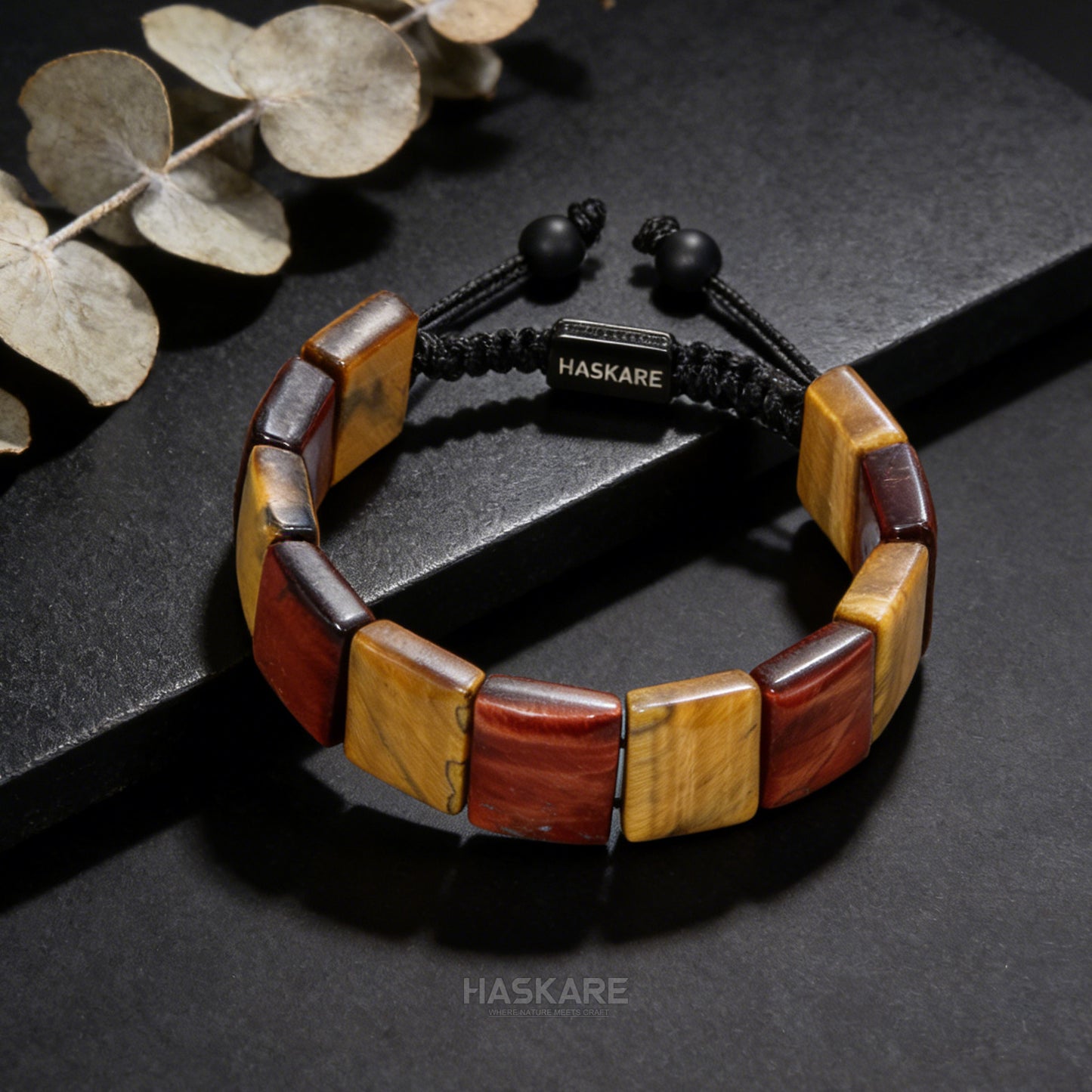 Yellow and Red Tiger Bracelets
