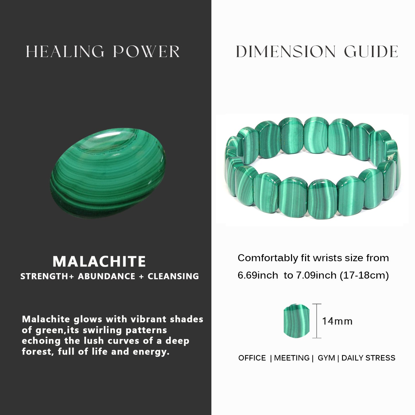 Malachite Bracelet