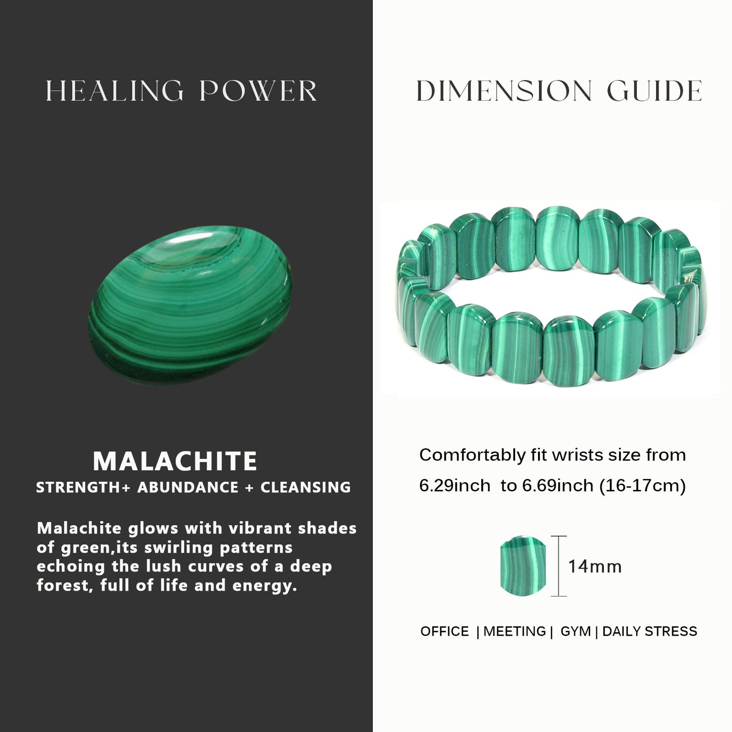 Malachite Bracelet