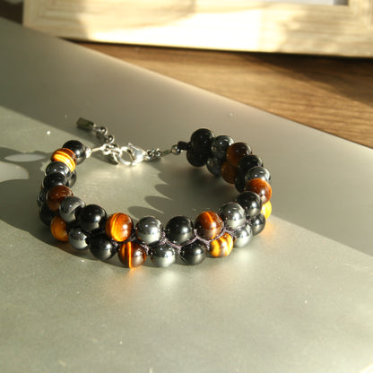 7.5"Triple Protection Bracelet With Durable Wired