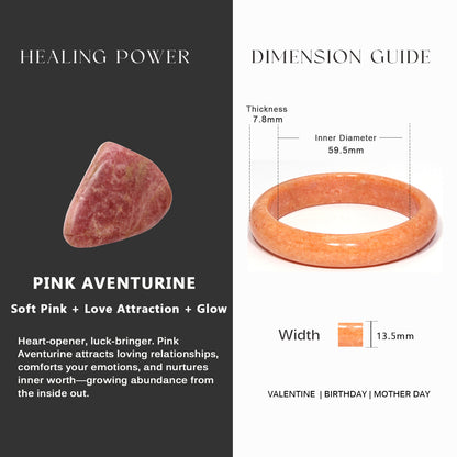 32 Loving Light Pink Aventurine Collection