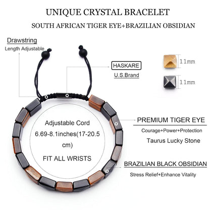 Tiger eye Obsidian Bracelet