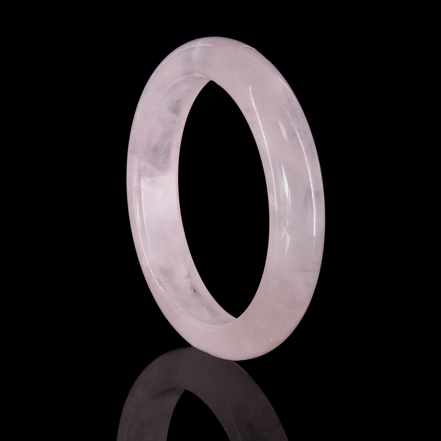 39  Natural Rose Quartz Bangle