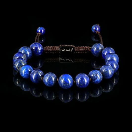 Lapis lazuli single row bracelet