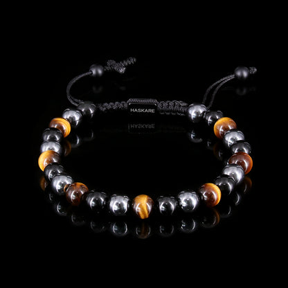 Triple Protection Cross Beads Bracelet
