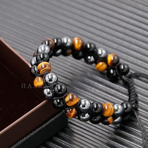 Triple Protection Bracelet Stacked (8mm)