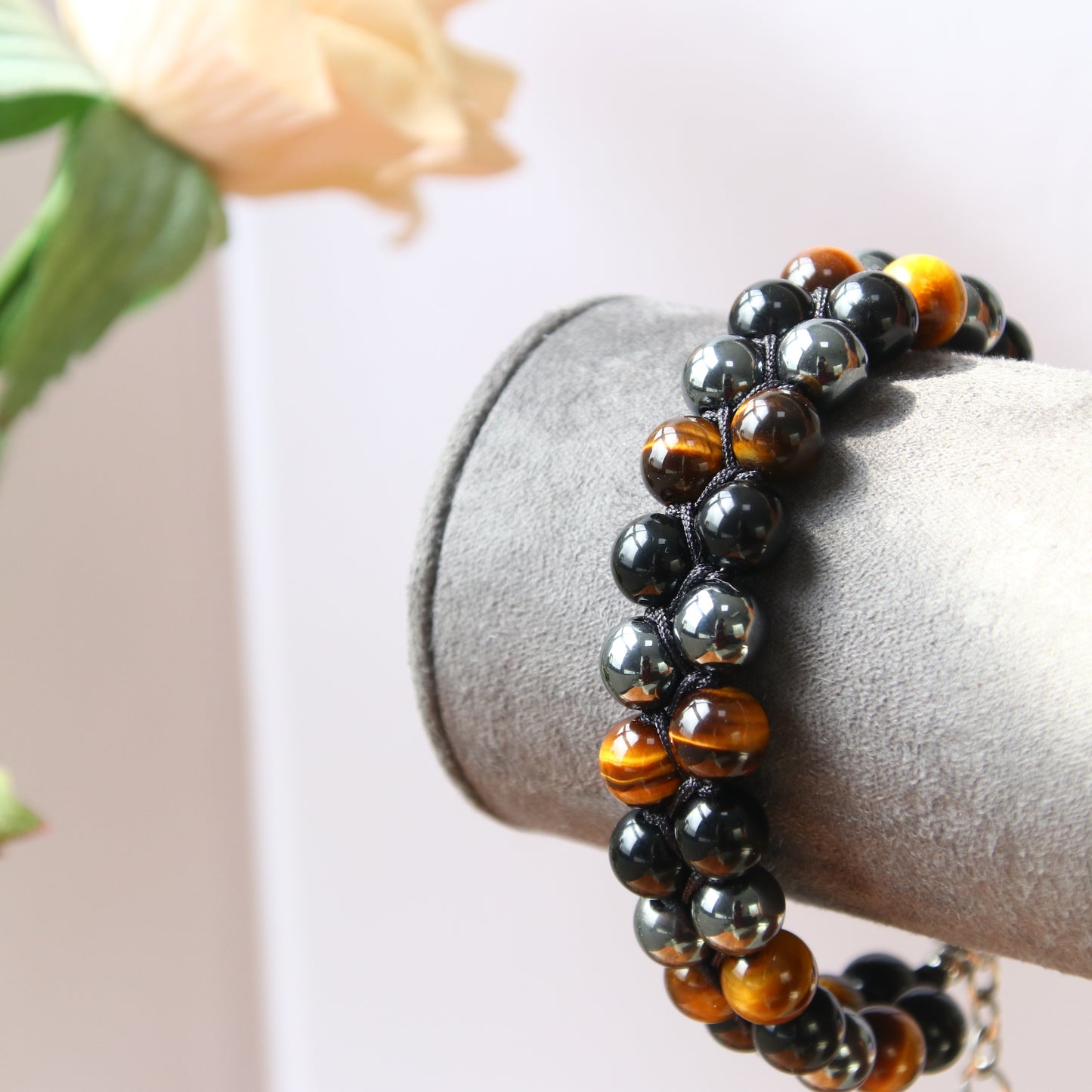 8.5"Triple Protection Bracelet With Durable Wired
