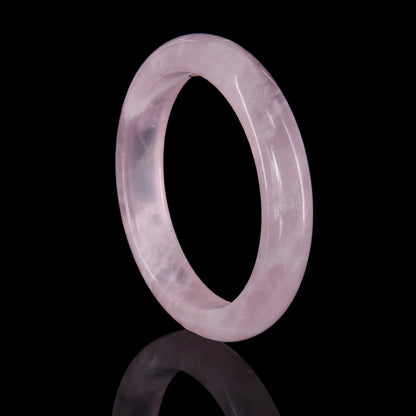 40  Madagascar Rose Quartz Bangle