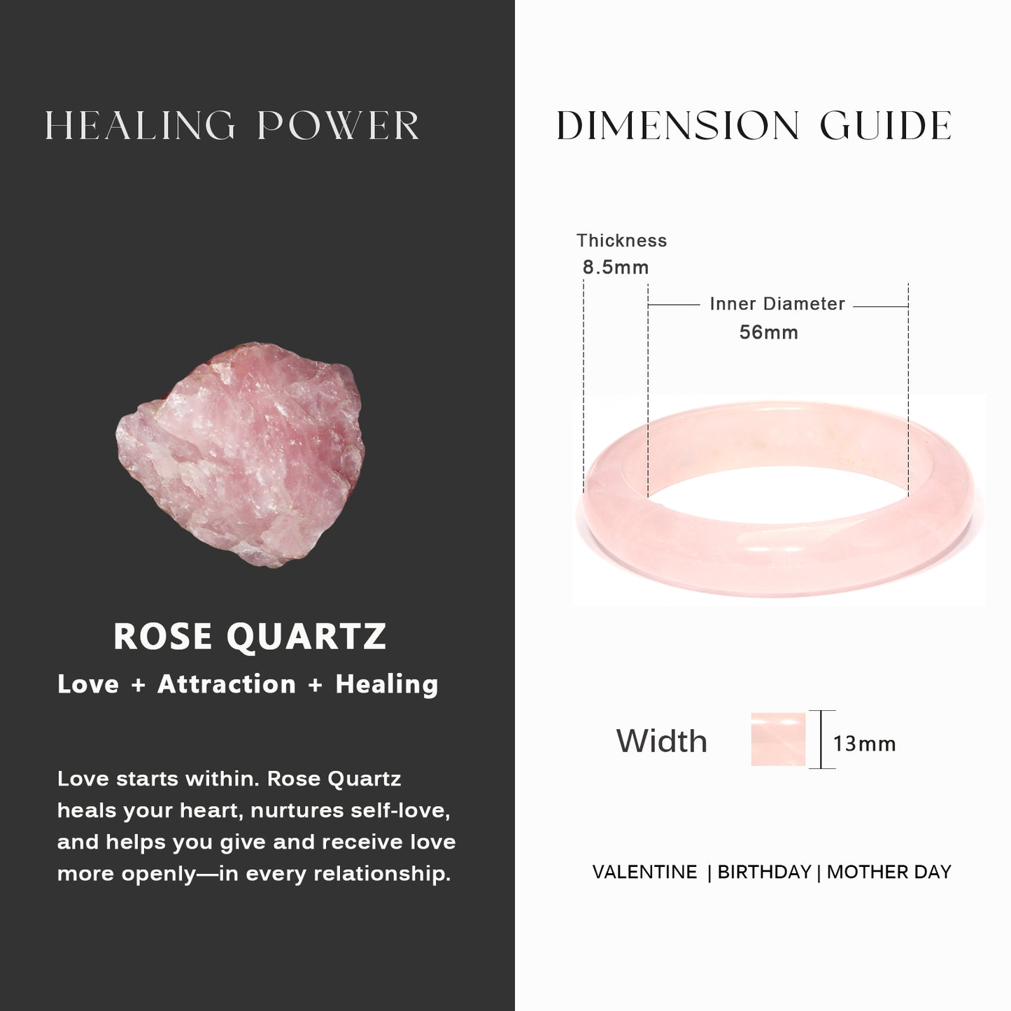 41  Rose Quartz Heart Heal Collection