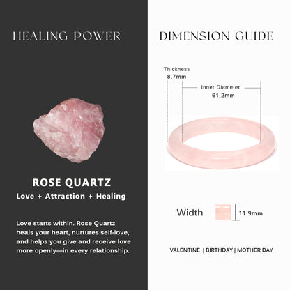 42  Rose Quartz Heart Heal Collection