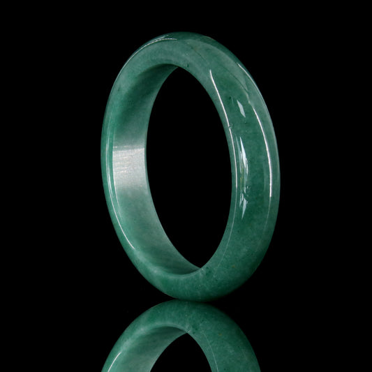 43  Natural Green Agate Bangle