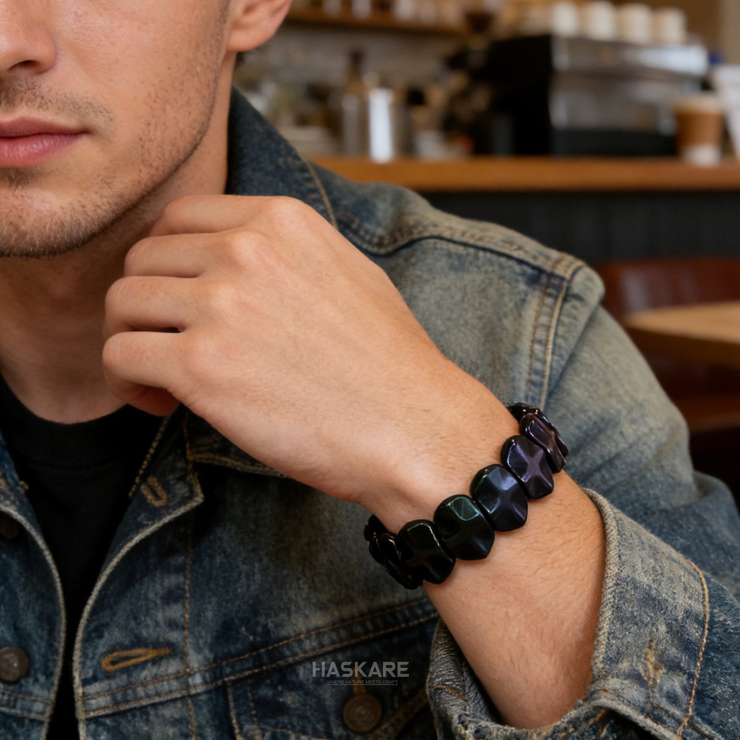 Irregular Colorful Hand-Wound Watch