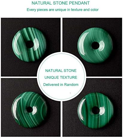 Genuine Stone Pendant Malachite Necklace