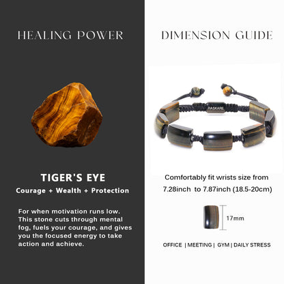 Yellow Tiger Half Moon Hand Rope