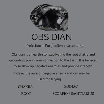 7.5"Guardian Rainbow Obsidian Bracelet