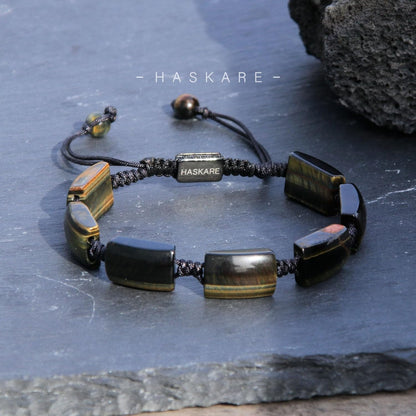 Yellow Tiger Half Moon Hand Rope