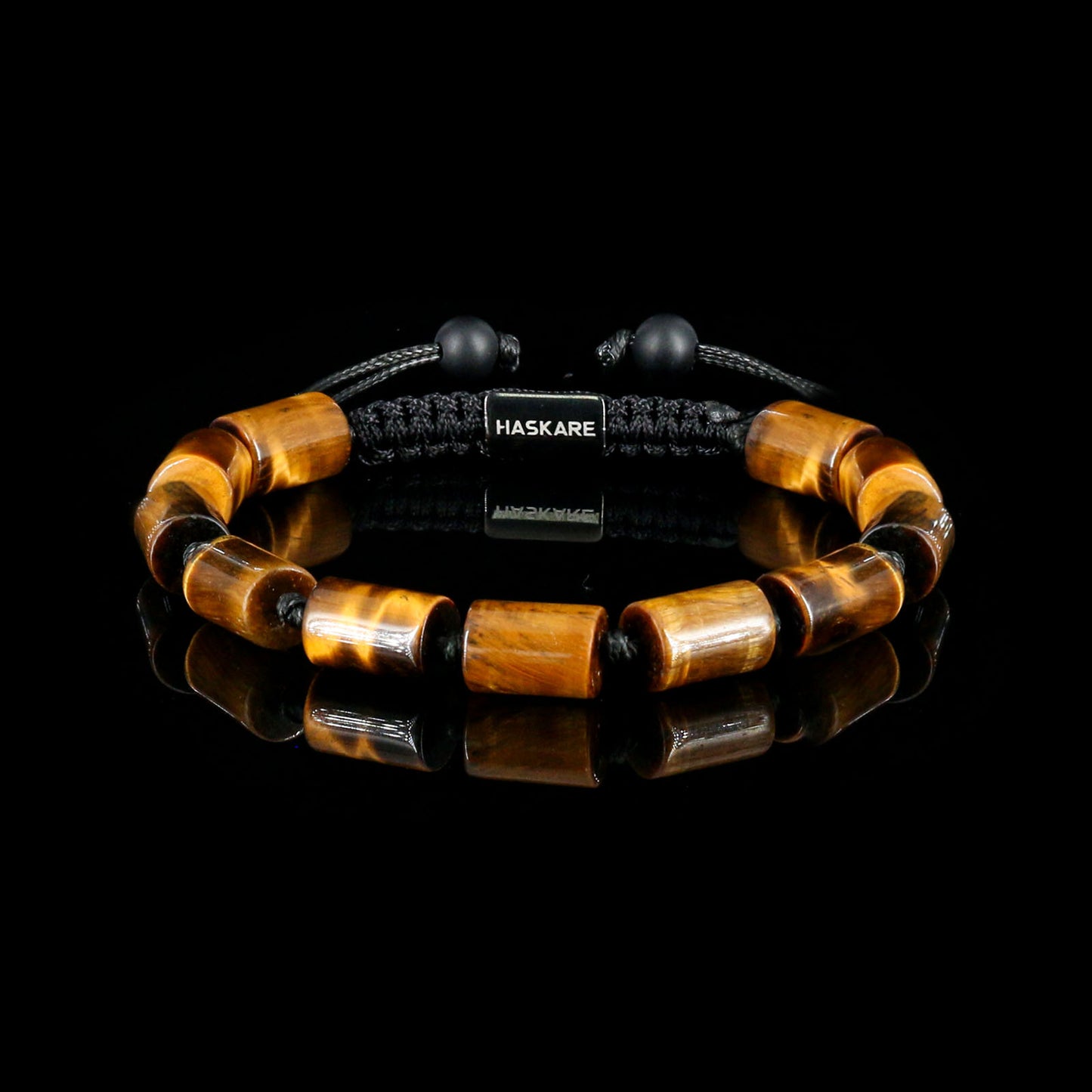 Yellow Tiger Bamboo-Knot Bracelet
