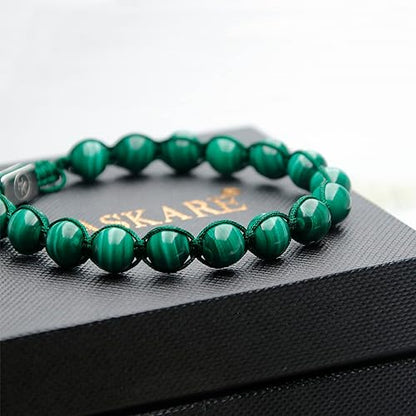 Malachite Beads Bracelet (8mm)