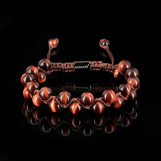 Red Tiger Slant Bracelet