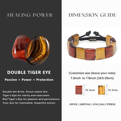 Yellow and Red Tiger Bracelets