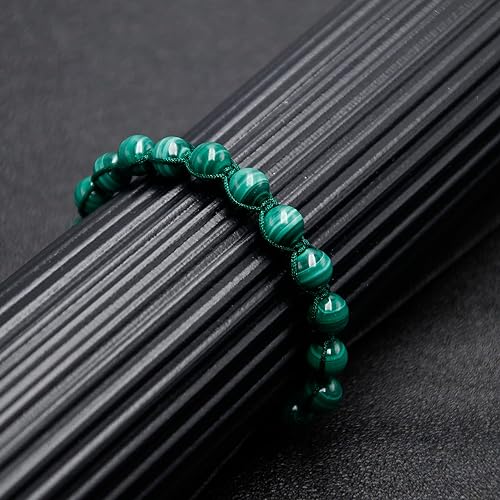 Malachite Beads Bracelet (8mm)