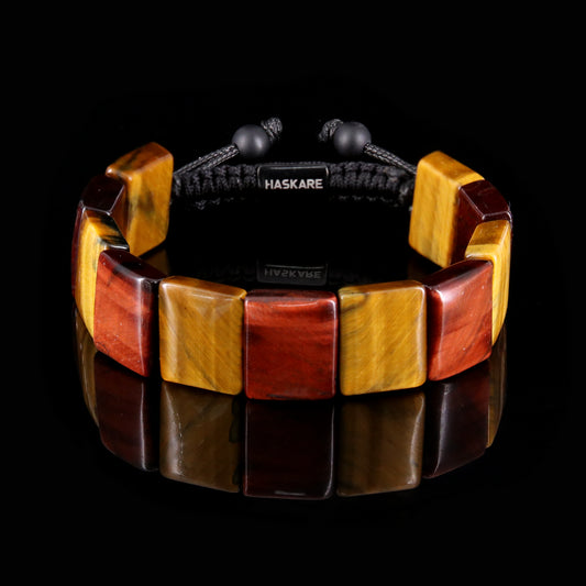Yellow and Red Tiger Bracelets