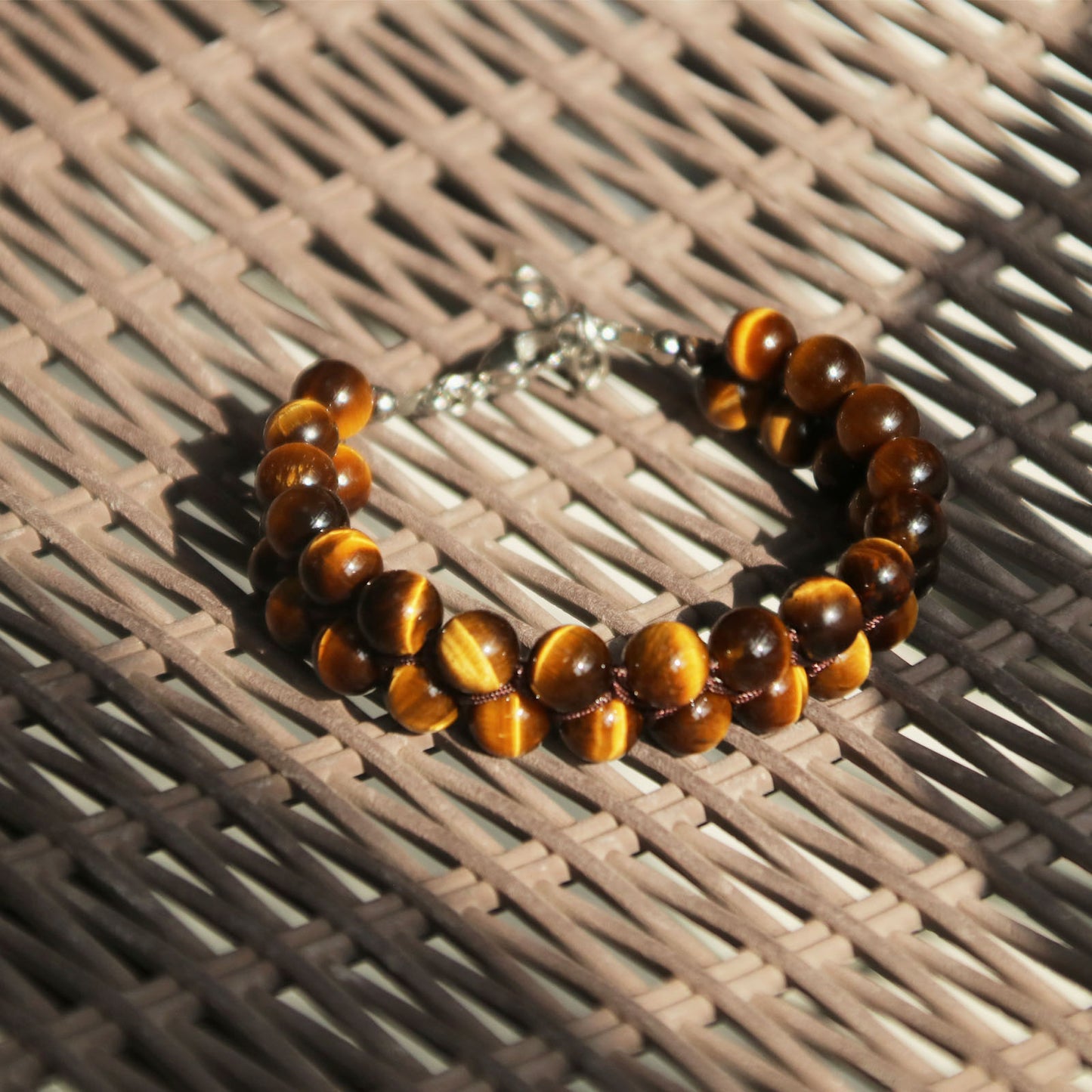 7"Tigers Eye Bracelet 2Row